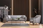 Atelier Del Sofa Sofá 3 Plazas Grey Gris 220 cm Comodidad y Diseño Elegante